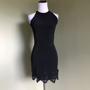 Lillie Ruben Dana Deatherage Vintage Black Cocktail Sleeveless dress